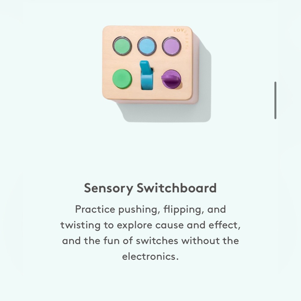 Lovevery Sensory Switchboard